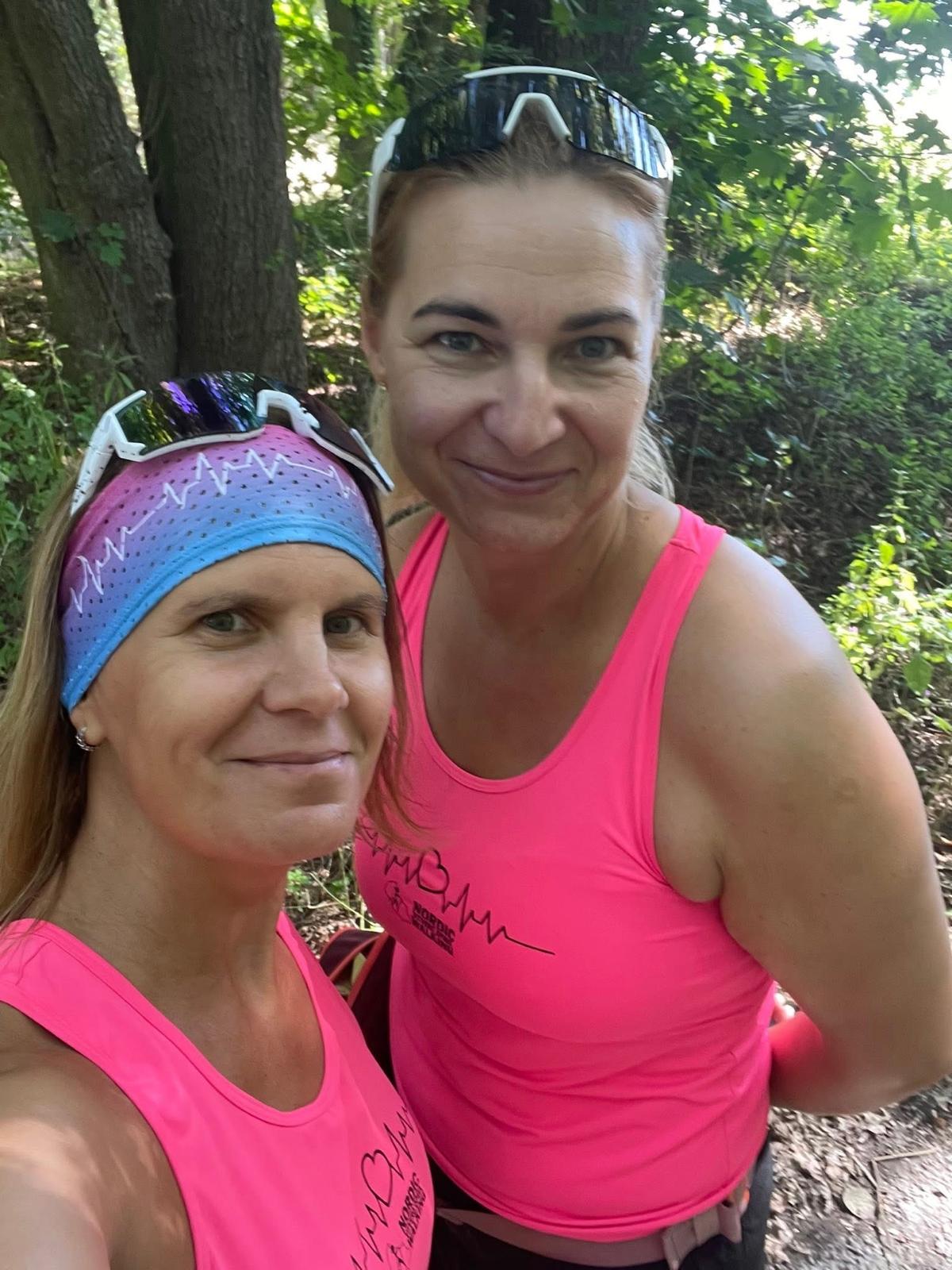 Přátelství a společné akce Nordic Walking