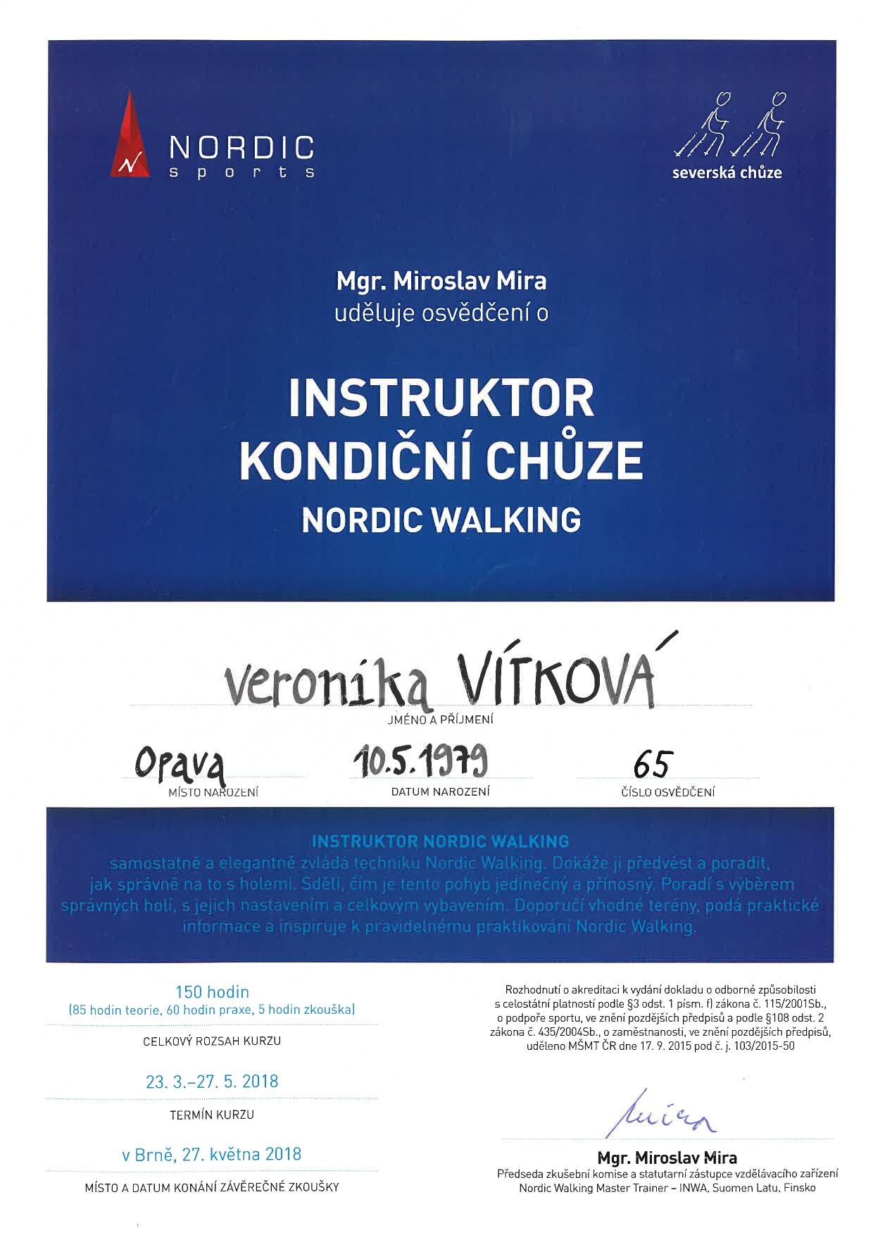 Certifikát 2